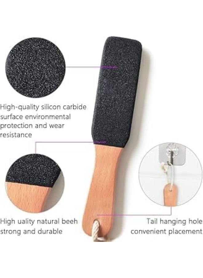 Portable Foot File Double Sided Foot File for Removing Dead and Rough Skin - Pumice Stone for Softening Cracked Feet, Heels, Elbows, Hands in Shower - Image 3