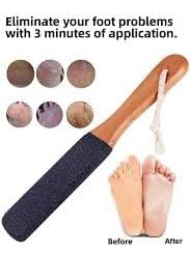 Portable Foot File Double Sided Foot File for Removing Dead and Rough Skin - Pumice Stone for Softening Cracked Feet, Heels, Elbows, Hands in Shower - Image 5