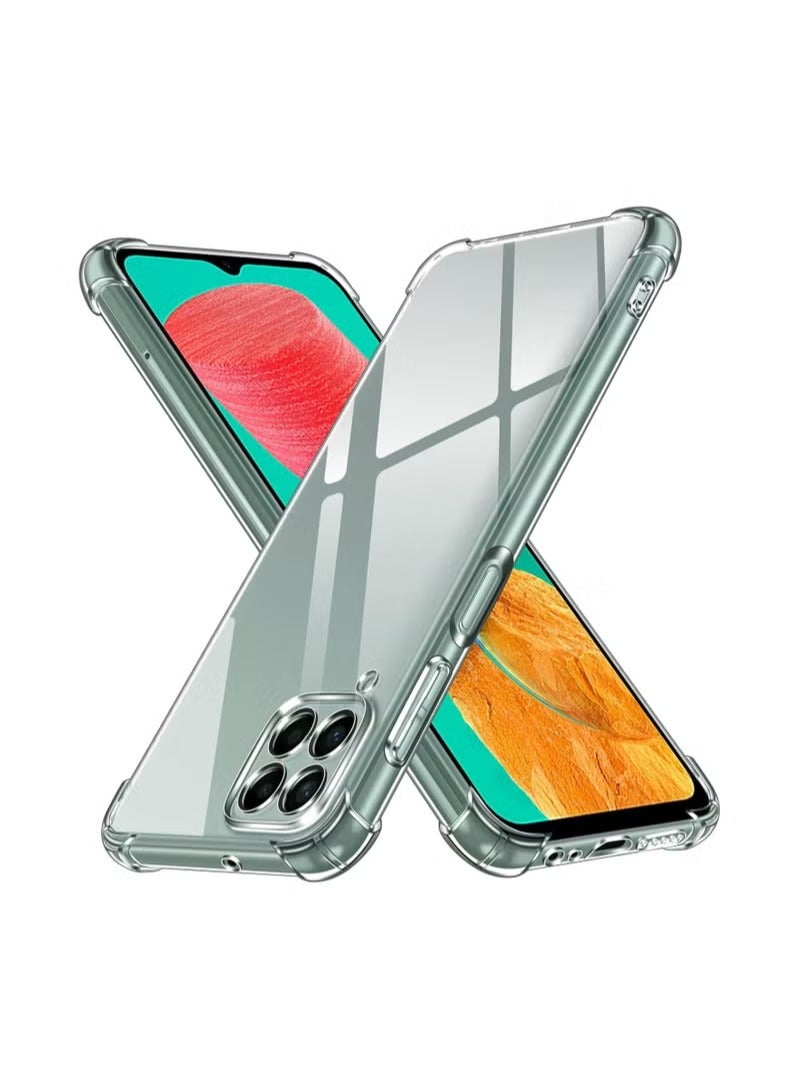Shockproof Clear Case Compatible with Samsung Galaxy M33 5G