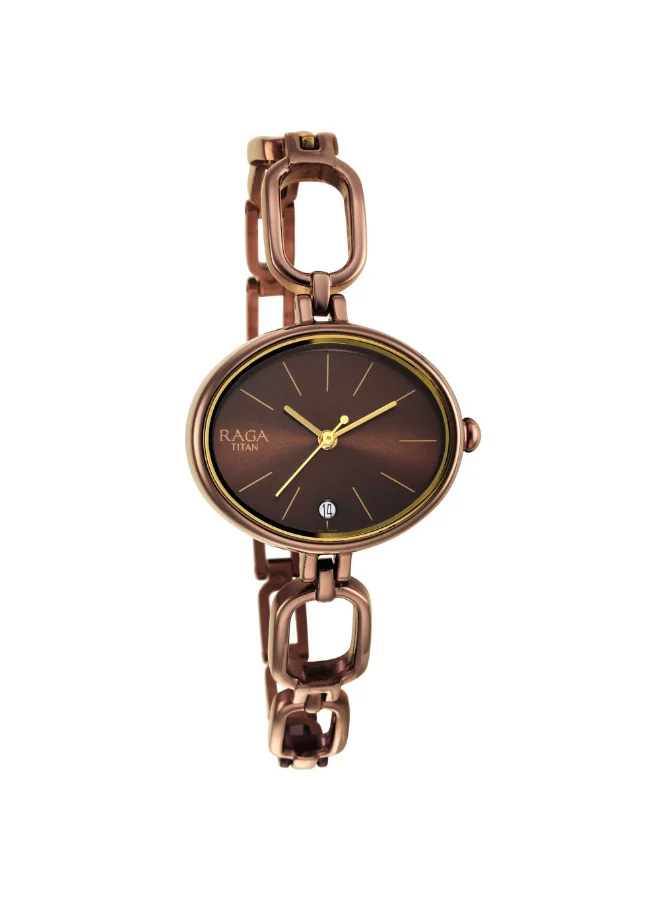 تيتان Women's Metal Analog Watch 2667QM01 - 30 mm