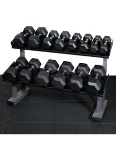 Generic Fitness Tech Hexagonal Dumbbells Set of 2  - Image 2