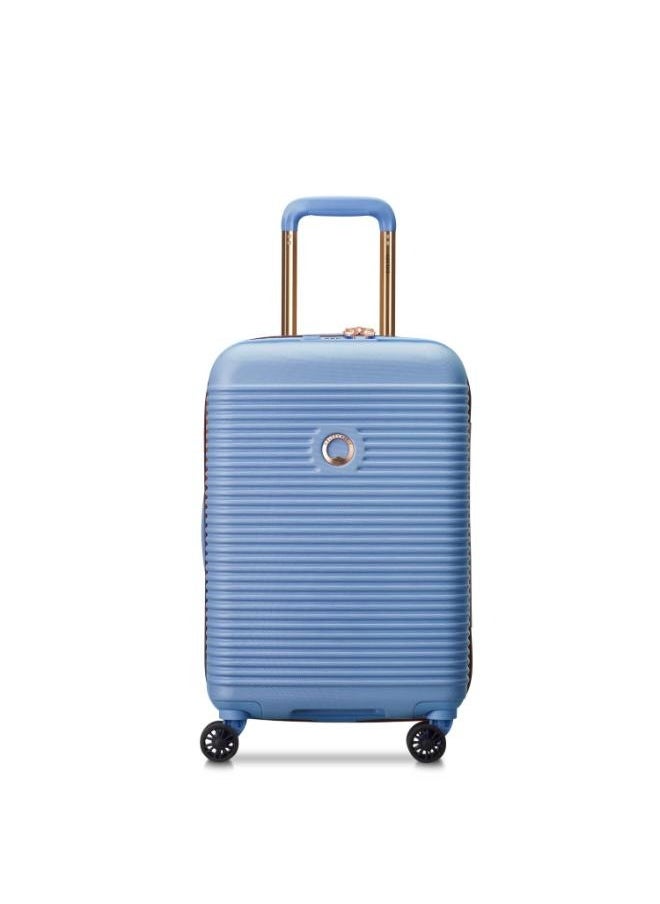 DELSEY Paris Freestyle 55 cm 4 Wheel Expandable  Cabin Suitcase - Sky Blue  - Image 1