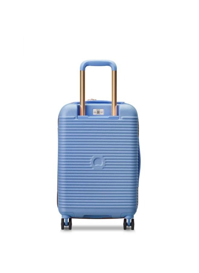 DELSEY Paris Freestyle 55 cm 4 Wheel Expandable  Cabin Suitcase - Sky Blue  - Image 3