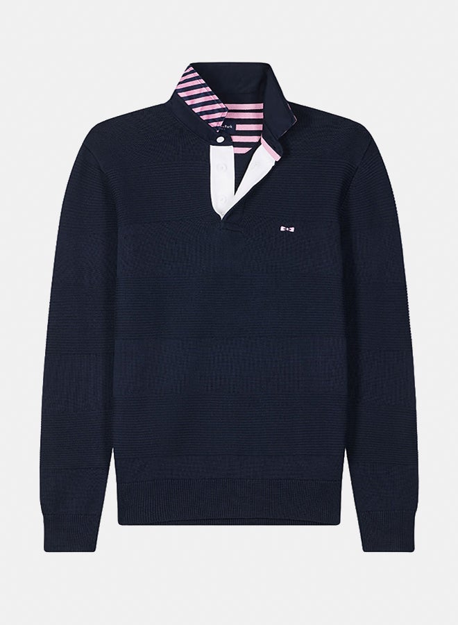 Eden Park Regular fit polo neck sweater  - Image 1
