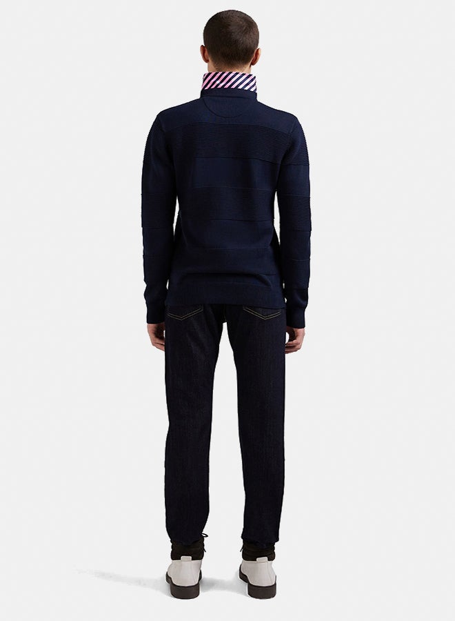 Eden Park Regular fit polo neck sweater  - Image 4