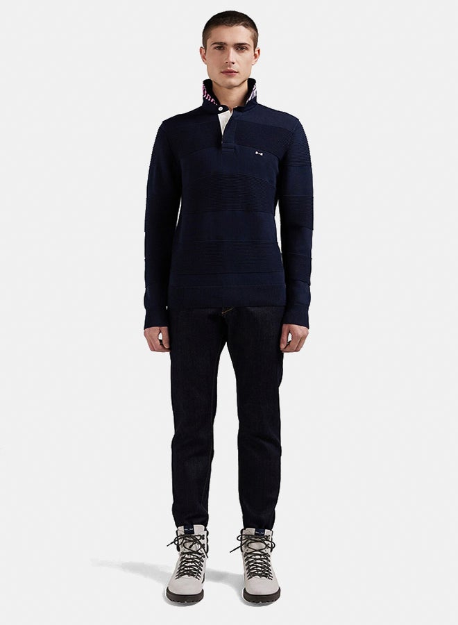 Eden Park Regular fit polo neck sweater  - Image 5