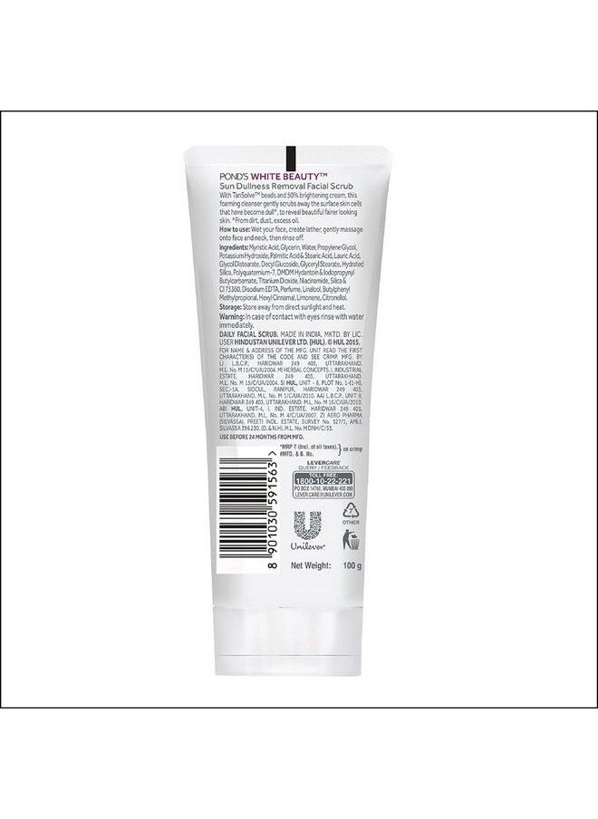 Pond's Bright Beauty Sun Dullness Removal Daily Facial Scrub 100 G  - Image 5