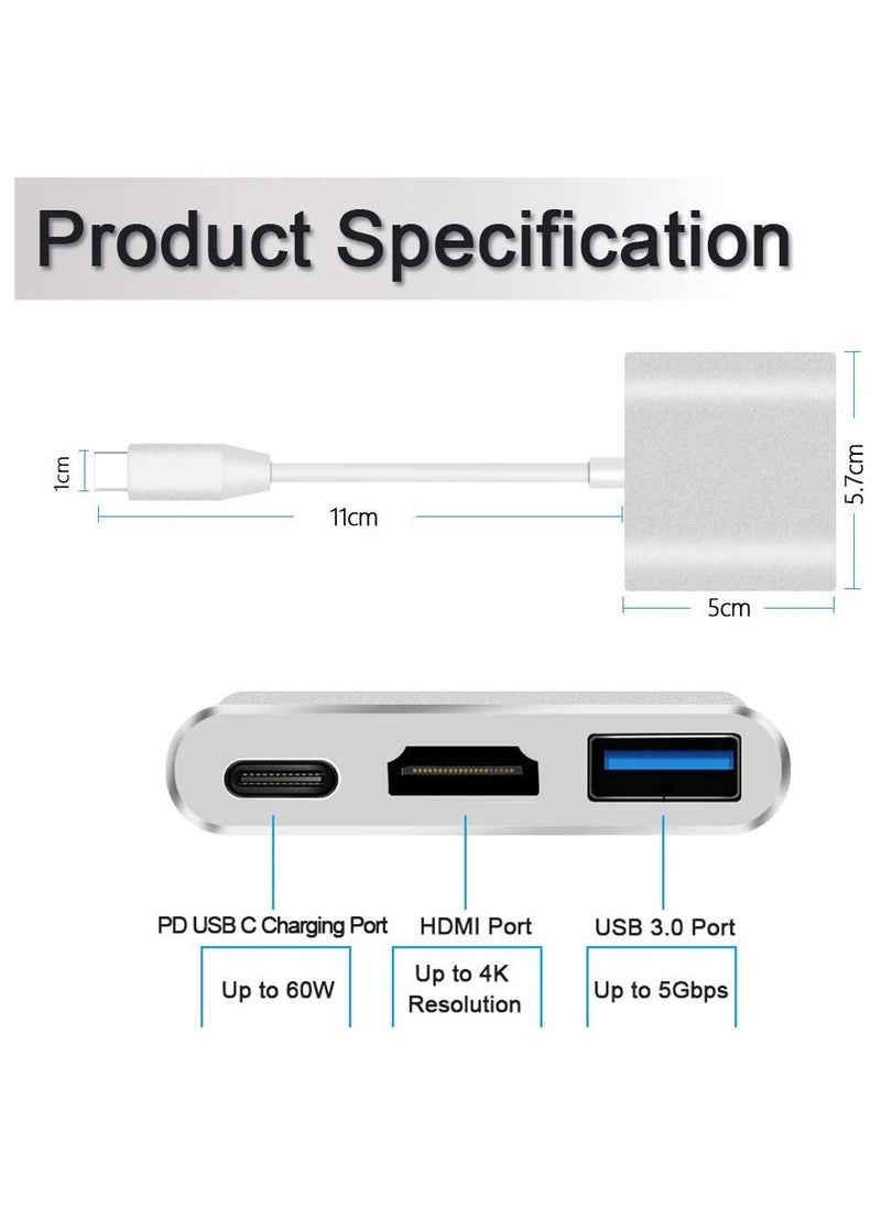 Type C 3 in 1 adapter