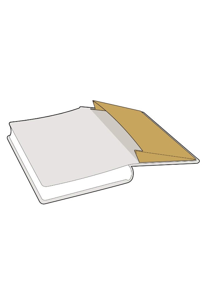 Azure (Equinoxe) Midi Lined Hardcover Journal (Elastic Band Closure)  - Image 5