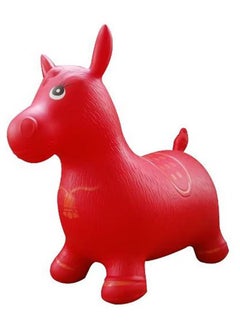Dream Zone Inflatable Jumping And Riding Horse Bouncing Hopper Animal Toy For Kids 60x50x28cm  - Image 1