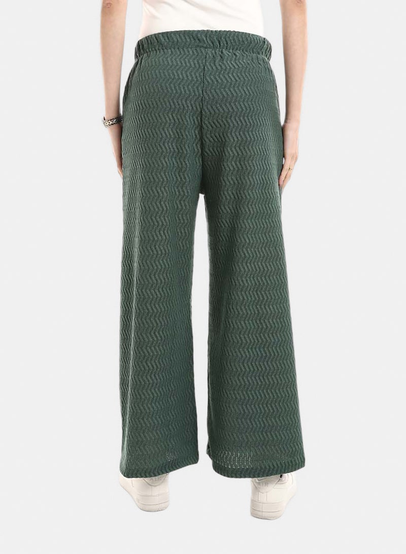 Red Circle Comfortable Elastic Waist Summer Lounge Pants - Image 4