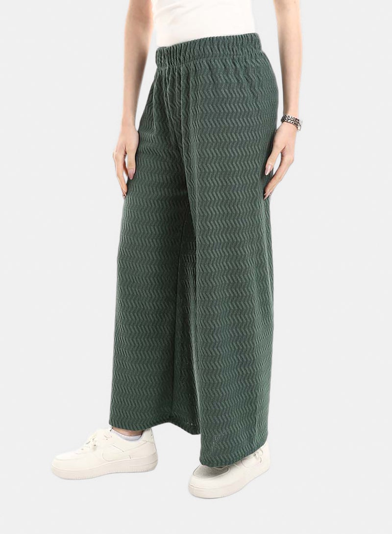 Red Circle Comfortable Elastic Waist Summer Lounge Pants - Image 2
