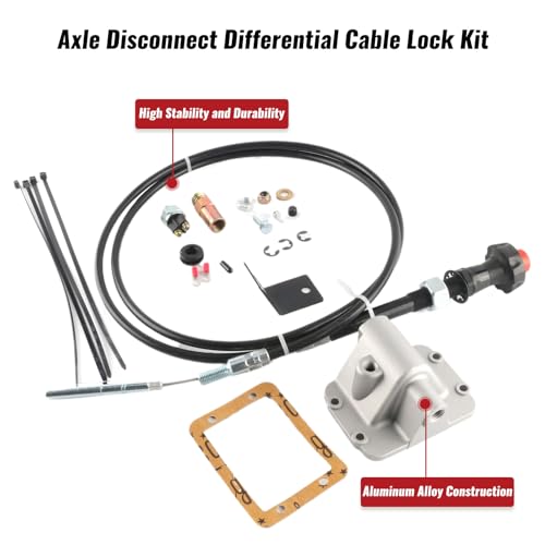 HXYBBGS PSL400 Axle Disconnect Kit Fit for Dodge Ram 1500 2500 3500 1994 1995 1996 1997 1998 1999 2000 2001 2002 Replaces 4x4 Posi-Lok, Upgraded Differential Cable Lock 450400 - Image 5