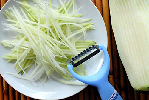 KingdomOfSmile Kiwi Papaya Salad Shredder Peeler Somtum Thai Vegetable Zigzag Stainless Steel Kitchen Tool from Thailand - Image 2
