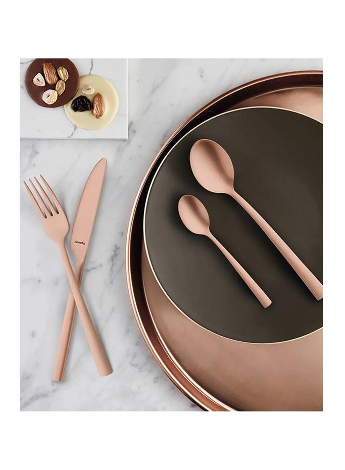 Amefa Manille PVD - 16 pcs Cutlery set Copper - Image 3