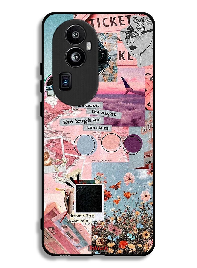 Tolwak Oppo Reno10 Pro Plus Protective Case Cover The Darker The Night The Brighter The Stars - Image 1