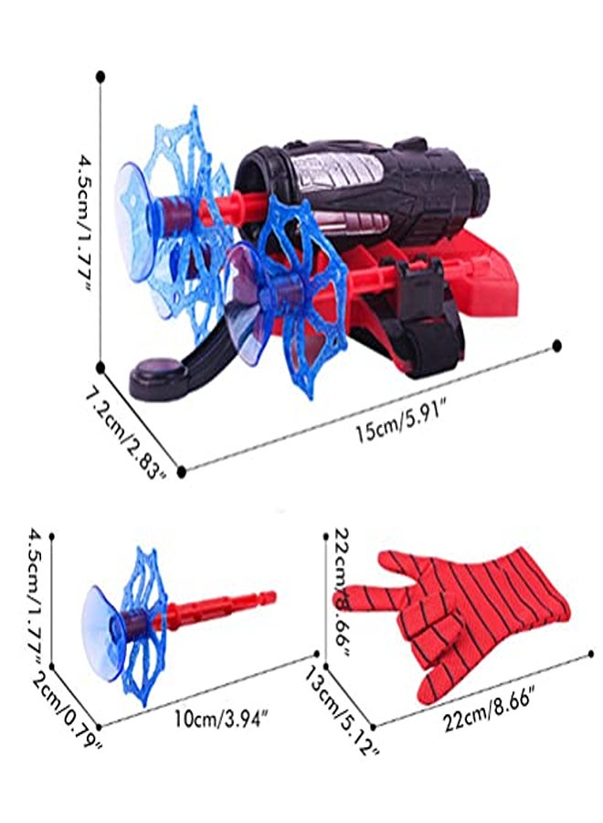 Set of 2 Spider Hero Launcher Gloves – Kids Cosplay Toy - Image 2