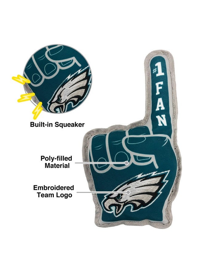 Pets First NFL Philadelphia Eagles #1 Fan Toy for Dogs & Cats. Best Tough PET Toy with Inner Squeaker - Image 4