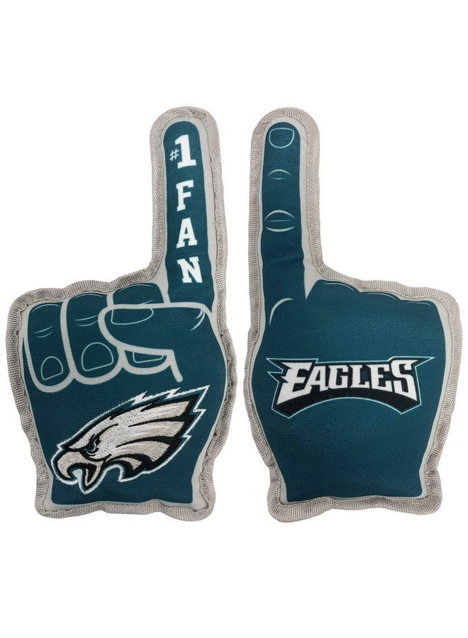Pets First NFL Philadelphia Eagles #1 Fan Toy for Dogs & Cats. Best Tough PET Toy with Inner Squeaker - Image 1