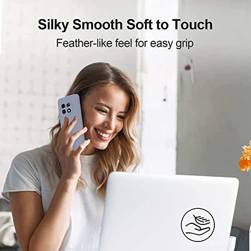 DIZORO Compatible with Oneplus 11r 5G Premium Designer Lightweight Mobile Accessories Trendy Back Cover with Upgraded Square Edges for Camera Protection Shockproof Flexible Silicone (Lavender Grey) - Image 5
