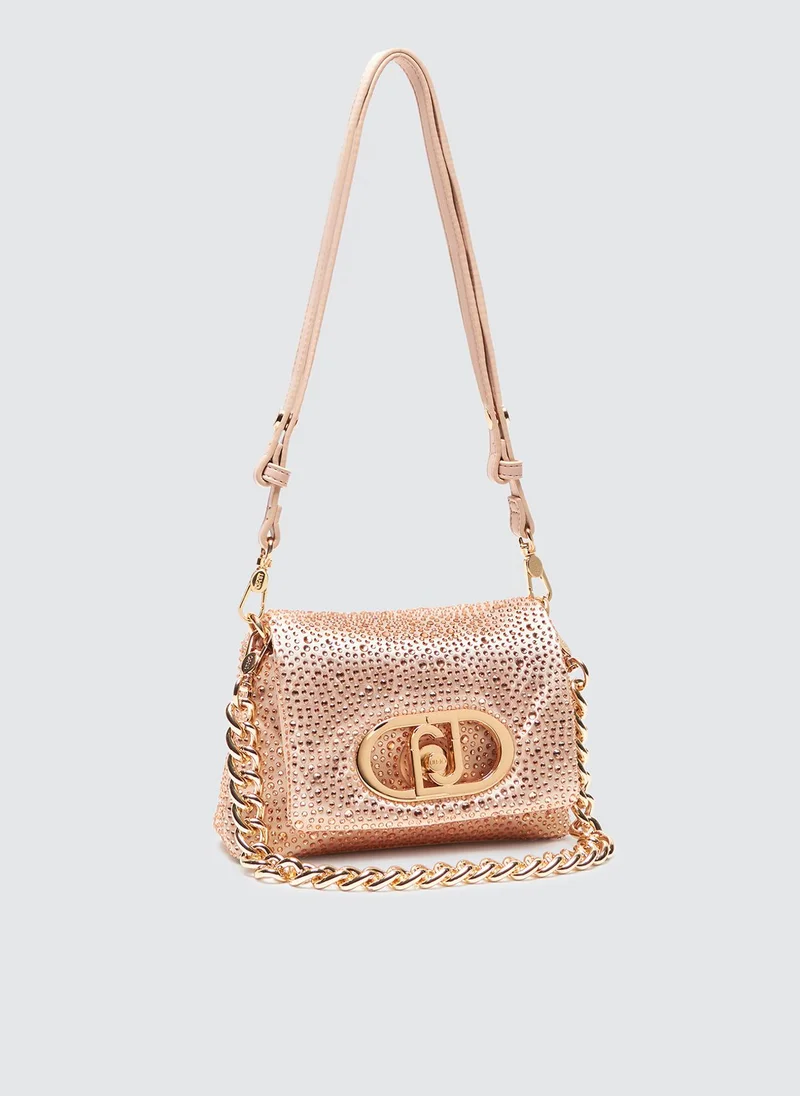 Liu Jo LaPuffy bag with rhinestones
