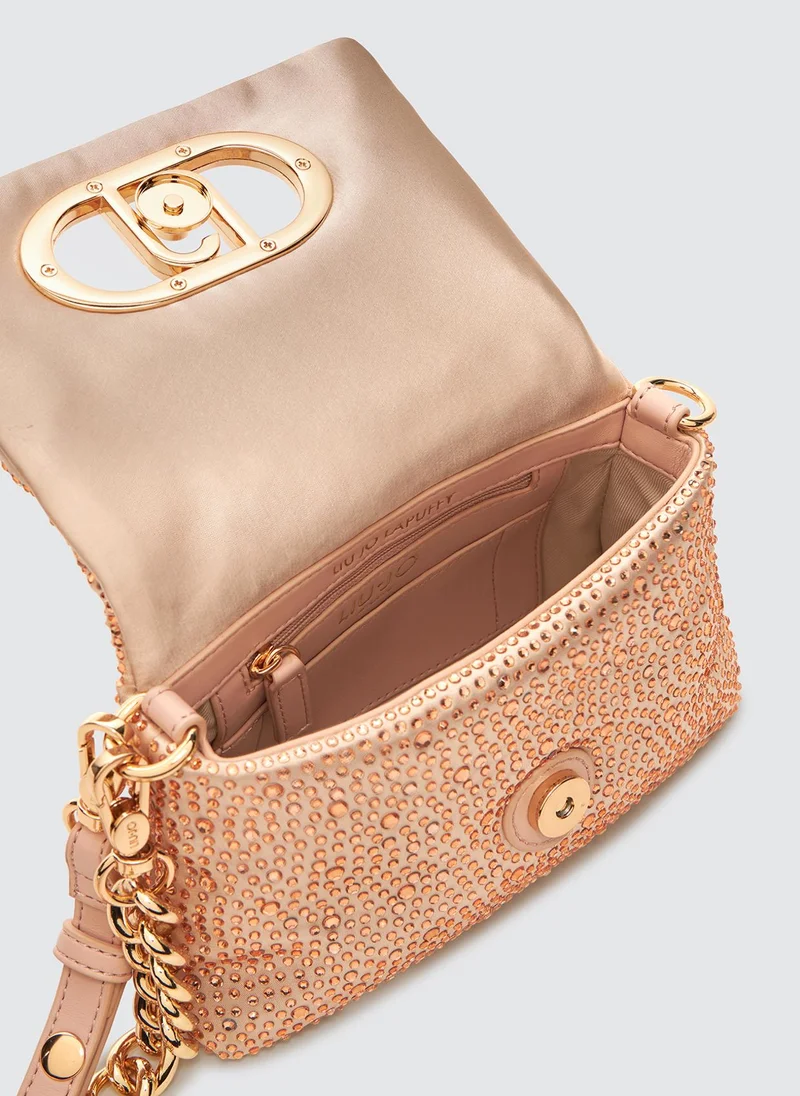 Liu Jo LaPuffy bag with rhinestones