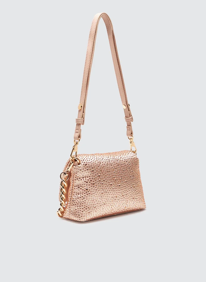 Liu Jo LaPuffy bag with rhinestones