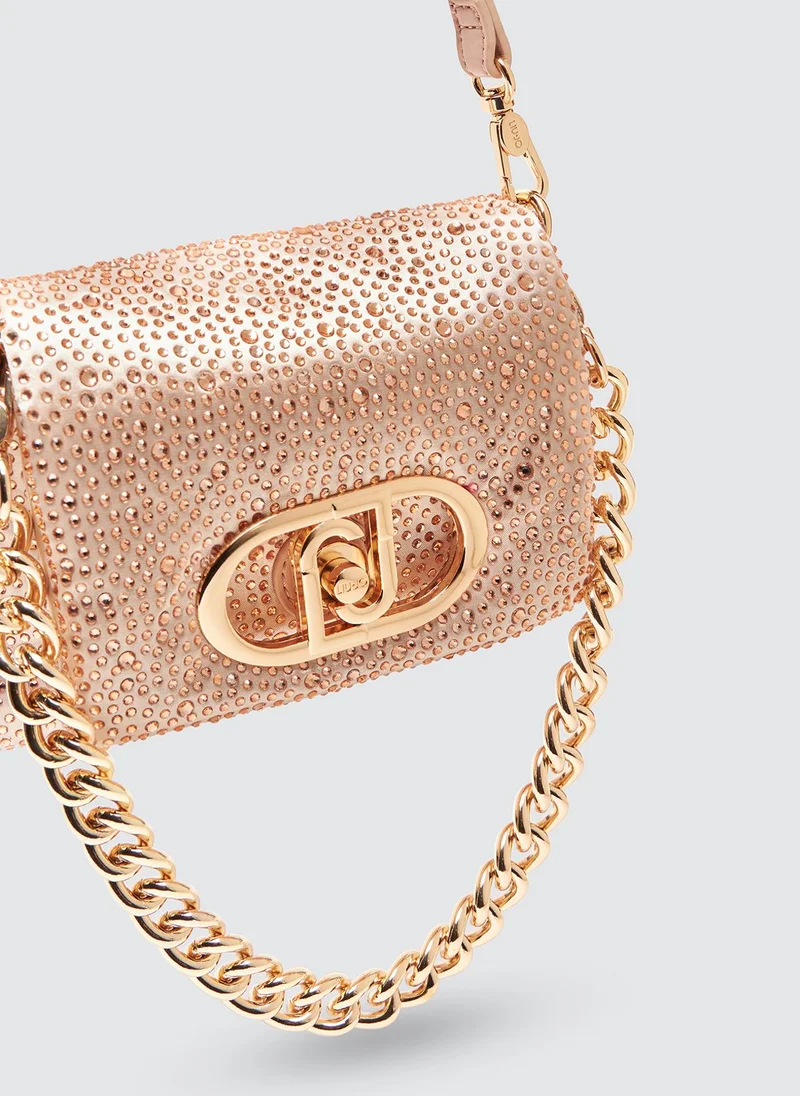 Liu Jo LaPuffy bag with rhinestones