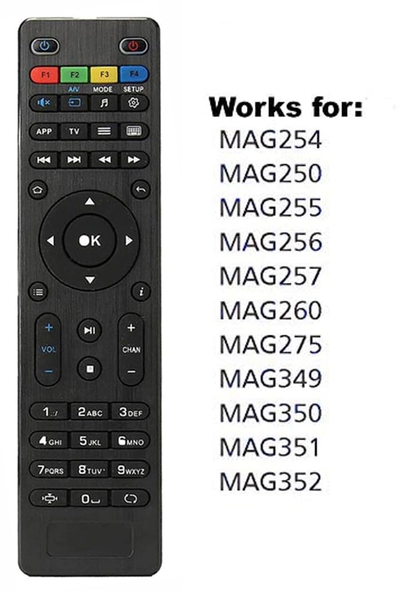 Elekpia جهاز تحكم عن بعد بديل لـ MAG254 MAG250 255/256 / 257/260 / 275/349 / 350/351 / 352 MAG322W1 MAG 322 OTT TV Box IPTV Set-Top Box - Image 2