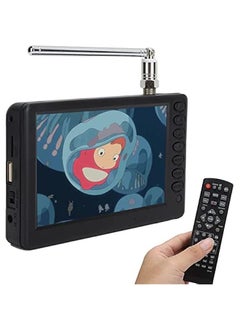 Generic 5 inch Portable TV, ATSC HD TFT LED Pocket Digital Television Mini TV, 1080P Digital TV with Remote Control, 1500mAh Rechargeable Battery, Support USB, TF Card, Small ATSC TV for Car Camping Kitchen  - Image 1