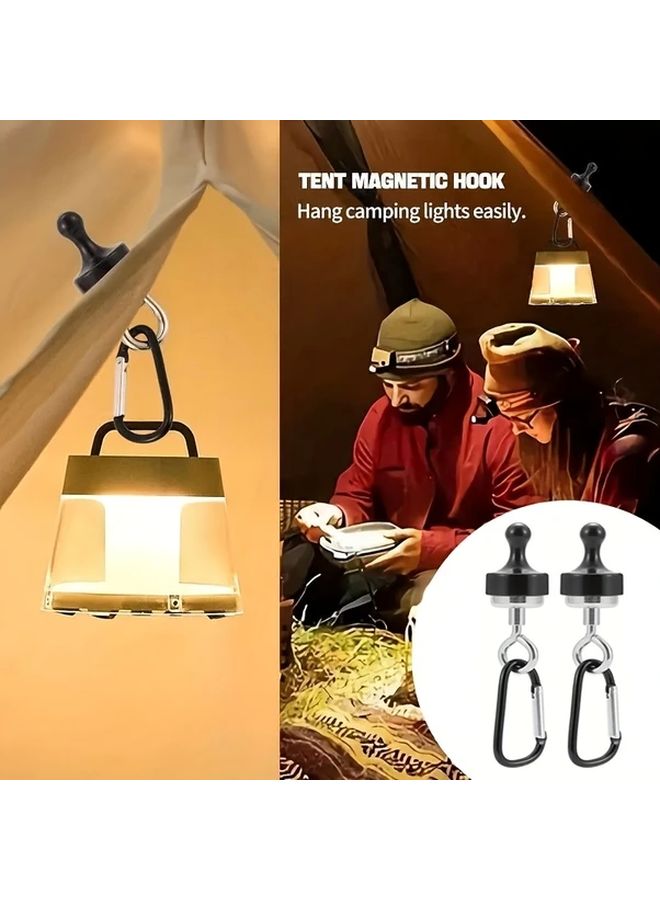 8pcs Heavy Duty Magnetic Ceiling Hooks for Outdoor Camping Tents Gear Installation - Image 5