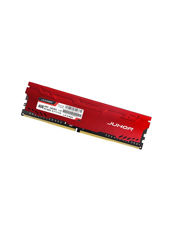 JUHOR - JUHOR DDR4 2400MHz 1.2V 4GB Desktop PC Memory Bank PC Memory RAM Low Power Consumption Wide Compatibility with Heat Sink - Image 1