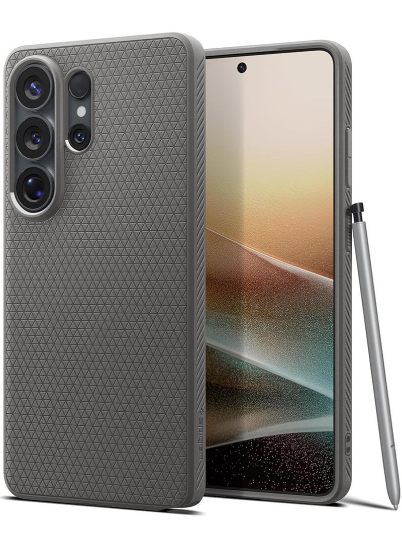 Spigen غطاء حماية سائل لجهاز سامسونج جالكسي S26 ألترا (2026) - رمادي رخام - Image 1