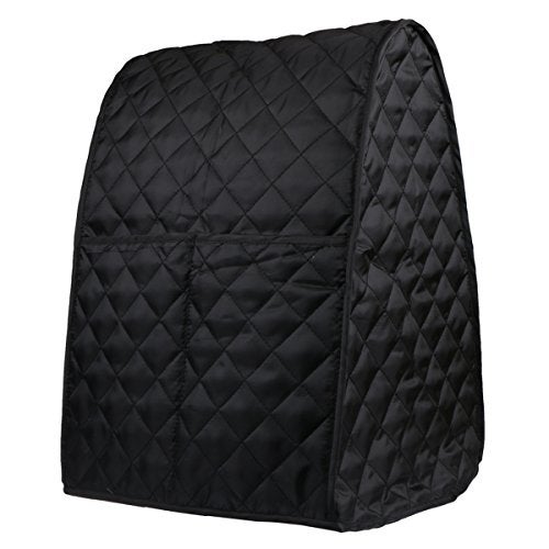 Evermarket Stand Mixer Dust Proof Cover with Pocket and Organizer Bag for Kitchenaid,Sunbeam,Cuisinart,Hamilton Mixer (Black) - Image 1