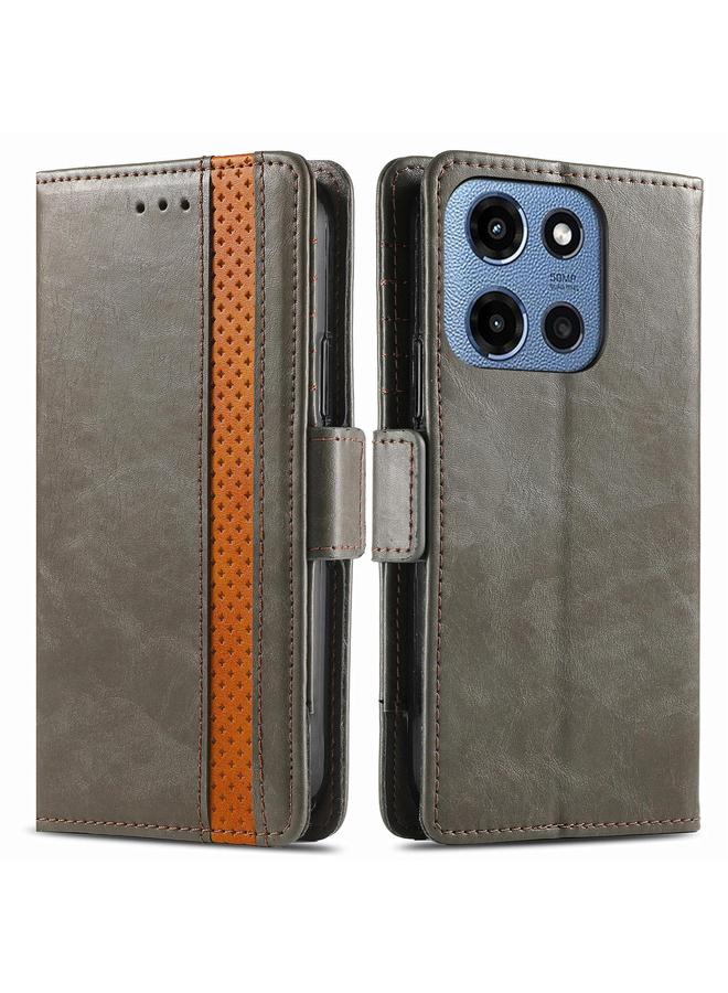 S-TOP Case For Motorola Moto G 2025 CaseNeo Splicing Dual Magnetic Buckle Leather Phone Case - Image 2