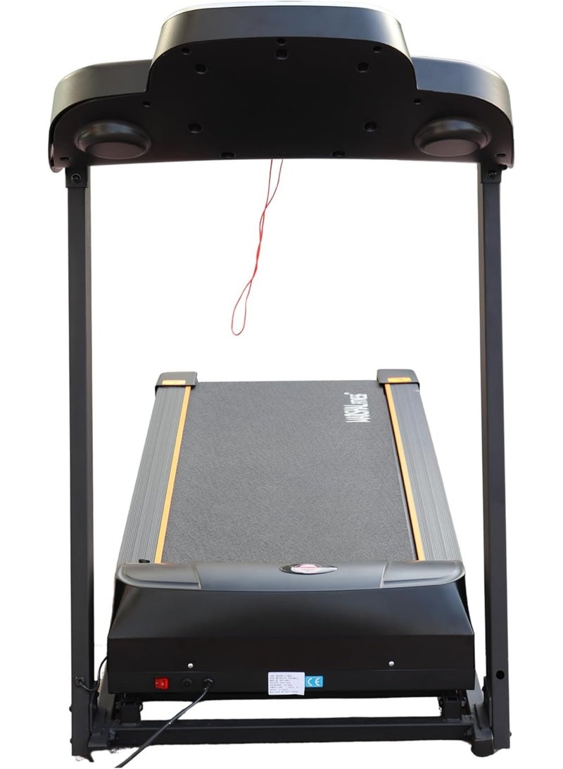 Marshal Fitness Foldable Treadmill with 3.5 HP Motor PeaK for Home with Automatic Incline, LCD Display, Multicolor - Image 5