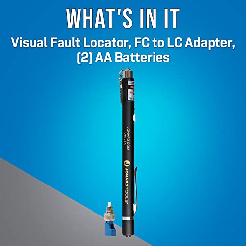 Jonard Tools VFL150 Visual Fault Locator with Included FC to LC Adapter - Image 3