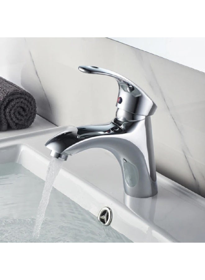 ITG Premium Hot & Cold Basin Mixer Faucet – Chrome-Plated Tap for Bathroom & Kitchen | 5-Year Guarantee | SASO Certified  - Image 1