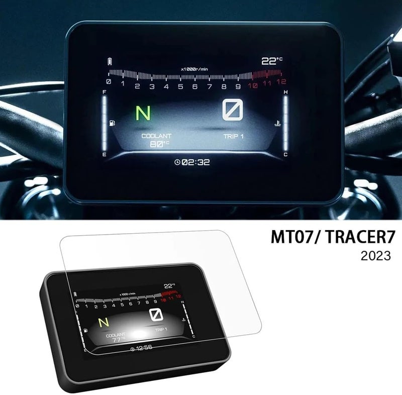 Vuzmode Motorcycle Dashboard Protection Film for Yamaha MT07 Tracer 7 - Image 2