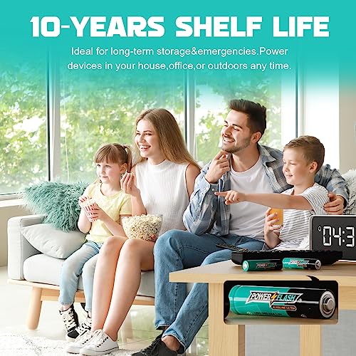 POWER FLASH AAA Batteries 24 Pack (with new Life Date) Long Lasting Triple Batteries, 1.5V Batteries, Shelf Life of 10 Years, Leak Proof, Release Natural Discharge AAA Batteries - Image 4