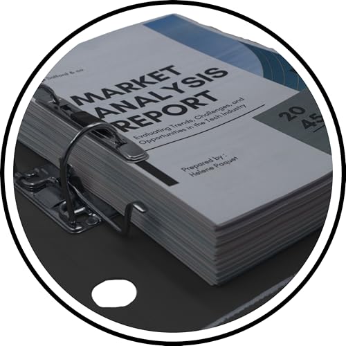 SPS Unbreakable Plastic Lever Arch Box File for Legal, FC, and A4 Papers,100% Virgin Plastic (Pack of 4,Black) - Image 3