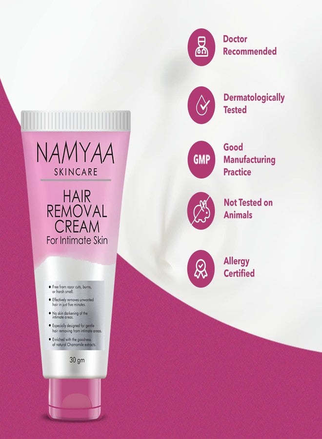 Namyaa Hair Removal Cream for Intimate Skin women 60gm (Pack of 2) - Image 4