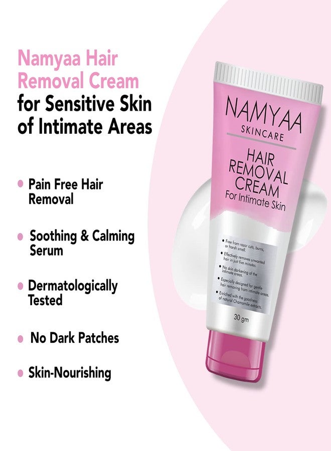 Namyaa Hair Removal Cream for Intimate Skin women 60gm (Pack of 2) - Image 3