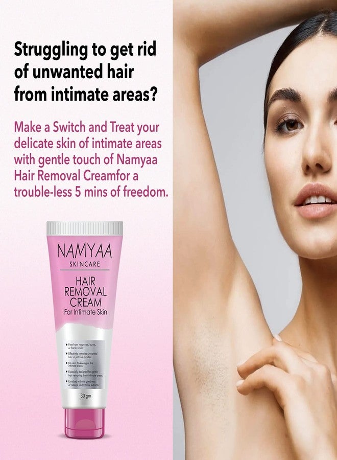 Namyaa Hair Removal Cream for Intimate Skin women 60gm (Pack of 2) - Image 2