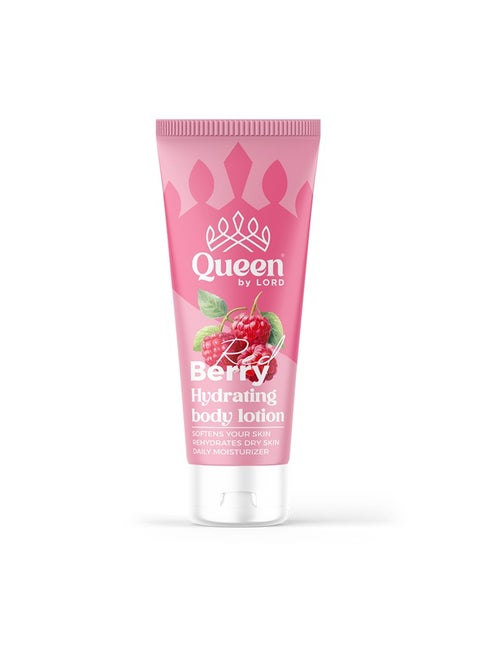 لوشن مرطب للجسم كوين باي لورد برائحة التوت الأحمر - 200 مل