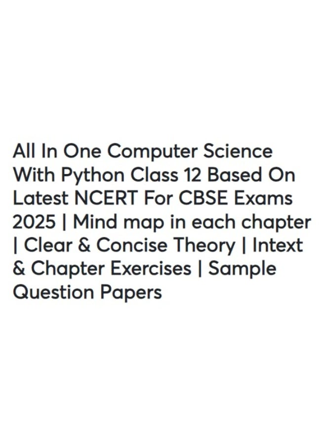 null - All In One Class 12th Computer Science with Python - Image 1