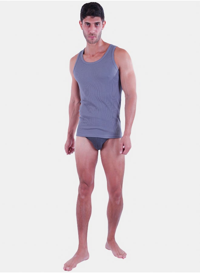 Jill - Men Tank Top Lava Smoke - Image 1