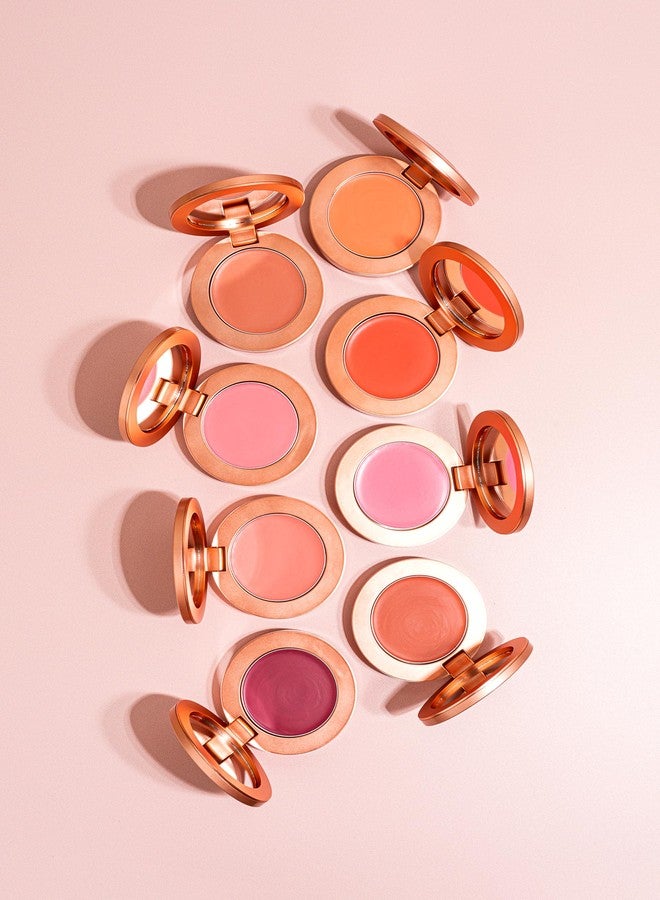 YENSA Super Serum Silk Cream Blush for Cheeks - Buildable Cheek Blush Formulated with Superfoods - Dewy Airbrushed Finish - Nourishing & Hydrating - Silky Cream Formula - Berry Passion (0.21 oz) - Image 5