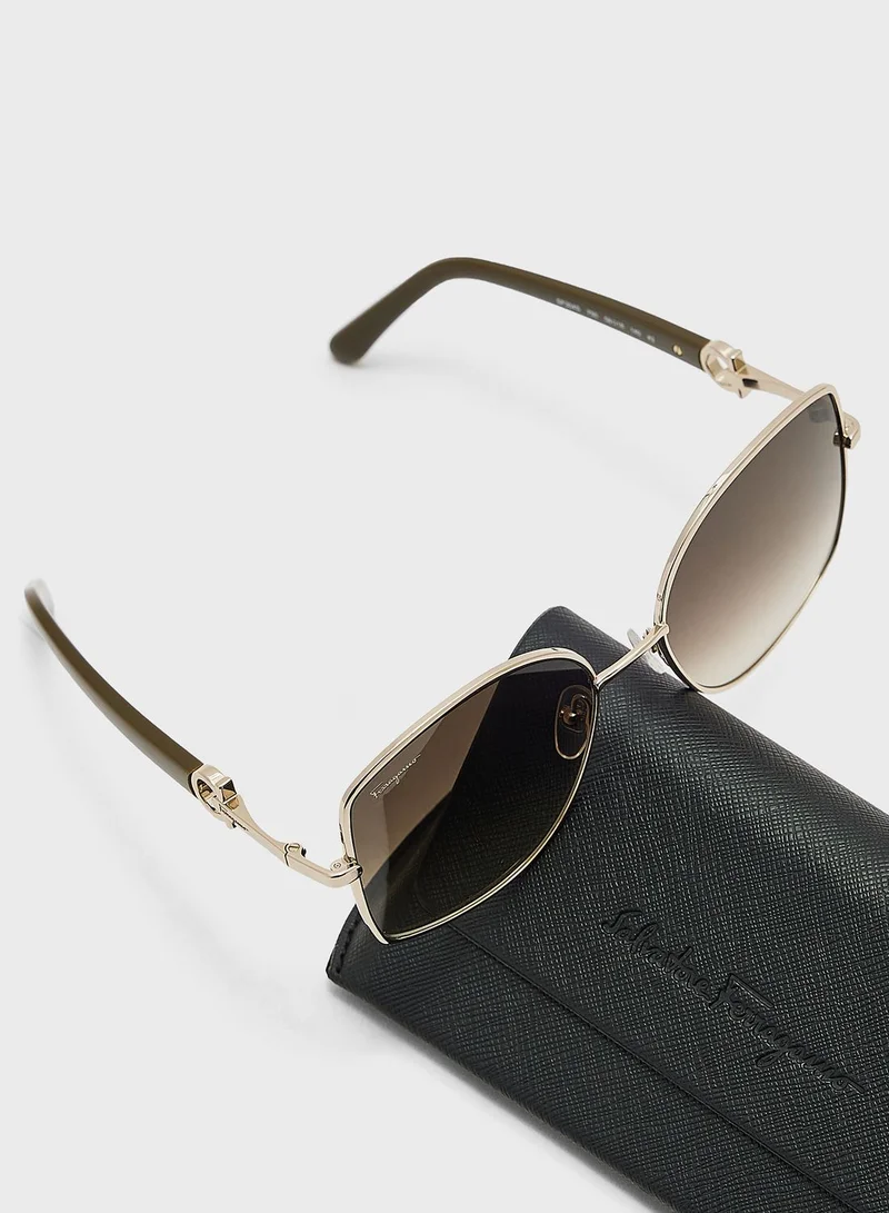 Salvatore Ferragamo Oval Shape Sunglasses