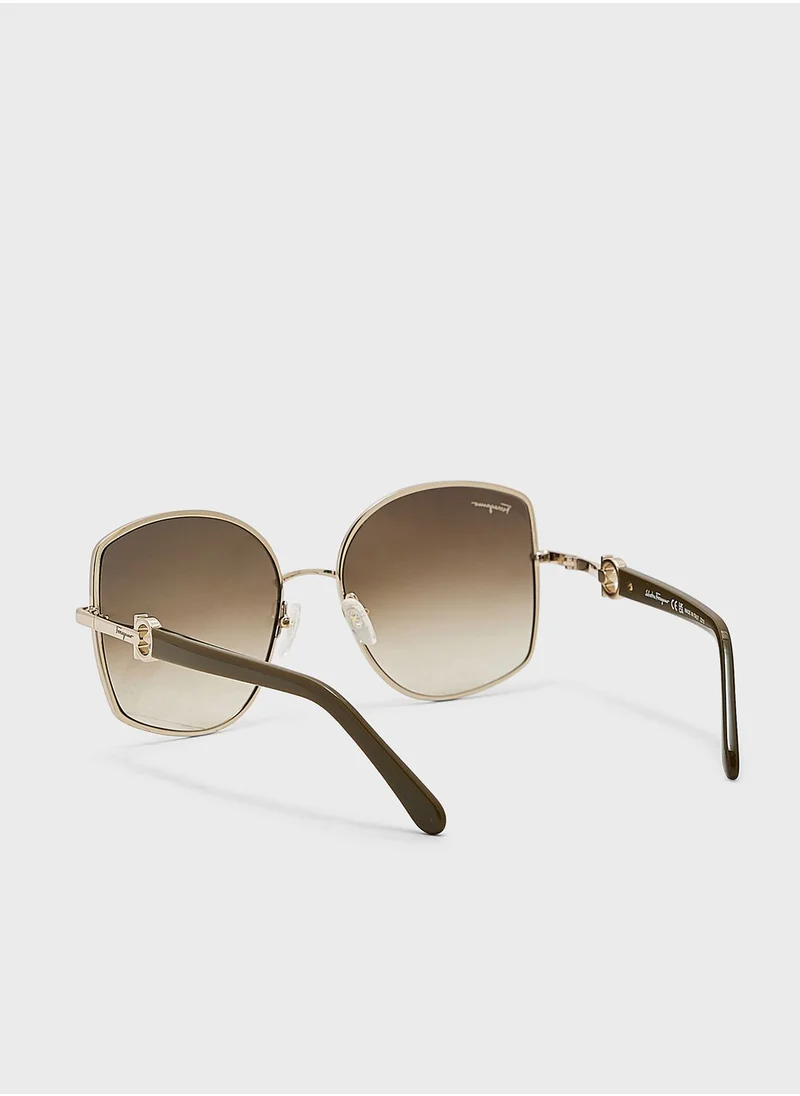 Salvatore Ferragamo Oval Shape Sunglasses